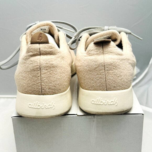 Allbirds Womens Wool Tennis Shoes Size 10 Lace-Up Beige Lightweight Comfortable - Picture 2 of 9